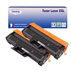 T3AZUR  - Lot de 2 Toner générique Samsung  MLT-D111L/MLT-D111S (SU799A/SU810A) 