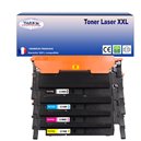 T3AZUR - Lot de 4 Toners génériques Samsung CLP360