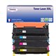 T3AZUR - Lot de 4 Toners génériques Samsung CLP310/ CLP315/ CLP320/ CLP325