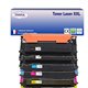 T3AZUR - Lot de 5 Toners génériques Samsung CLP310/ CLP315/ CLP320/ CLP325