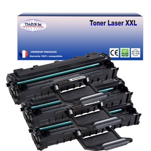 T3AZUR - Lot de 3 Toner générique  Samsung ML-1640, MLT-D1082S
