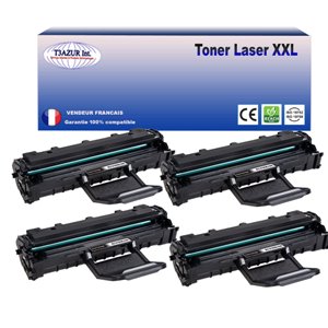 T3AZUR - Lot de 4 Toner générique  Samsung ML-1640, MLT-D1082S