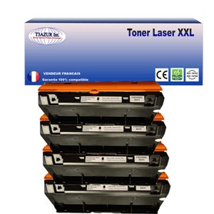 T3AZUR - Lot de 4 Toners génériques Samsung MLTD116L