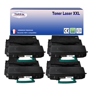 T3AZUR- Lot de 4 Toners génériques Samsung MLT-D201L (MLT-D201L/MLT-D201S/SU870A/SU878A)