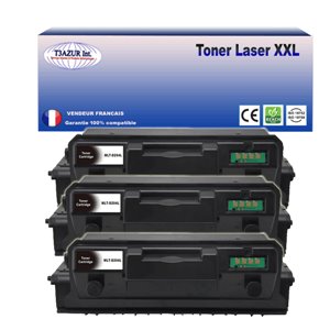 T3AZUR -Lot de 3  Toners génériques  Samsung MLT-D204L (MLT-D204L/MLT-D204S/SU929A/SU938A)