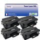 T3AZUR- Lot de 4 Toners génériques Samsung ML3310/ML3710 (MLT-D205L/MLT-D205S)