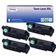 T3AZUR- Lot de 4 Toners génériques Samsung MLT-D303E