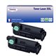 T3AZUR- Lot de 2 Toners génériques Samsung MLT-D304E (SV031A) 