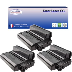 T3AZUR- Lot de 3 Toners génériques Samsung ML3750ND (MLT-D305L/SV048A)