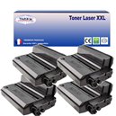 T3AZUR- Lot de 4 Toners génériques Samsung ML3750ND (MLT-D305L/SV048A)