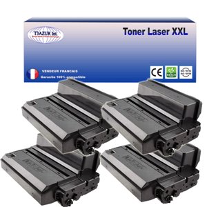 T3AZUR- Lot de 4 Toners génériques Samsung ML3750ND (MLT-D305L/SV048A)