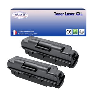 T3AZUR - Lot de 2 Toners génériques Samsung ML4510/ ML4512/ ML5010/ ML5012/ ML5015/ ML5017 (MLT-D307U)