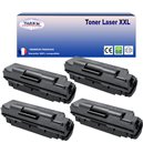 T3AZUR - Lot de 4 Toners génériques Samsung ML4510/ ML4512/ ML5010/ ML5012/ ML5015/ ML5017 (MLT-D307U)