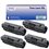 T3AZUR - Lot de 4 Toners génériques Samsung ML4510/ ML4512/ ML5010/ ML5012/ ML5015/ ML5017 (MLT-D307U)