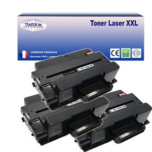 T3AZUR- Lot de 3 Toners génériques Samsung ML3310/ML3710 (MLT-D205L)