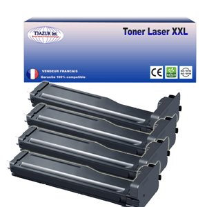 T3AZUR - Lot de 4 Toners génériques Samsung MLT-D707L (SS775A) - 10 000p