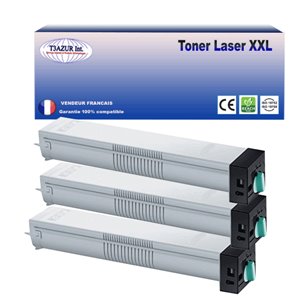 T3AZUR - Lot de 3 Toners génériques Samsung MLT-D704S (SS772A)