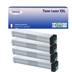 T3AZUR - Lot de 4 Toners génériques Samsung MLT-D704S (SS772A)