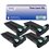 T3AZUR -Lot de 4 Toners génériques Samsung SCX6345N/ SCX6355N (SCX-D6345A)