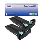 T3AZUR - Lot de 2 Toners génériques Samsung SCX6555N/ SCX6545N (SCX-D6555A)