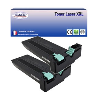 T3AZUR - Lot de 2 Toners génériques Samsung SCX6555N/ SCX6545N (SCX-D6555A)