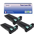 T3AZUR - Lot de 3 Toners génériques Samsung SCX6555N/ SCX6545N (SCX-D6555A)