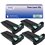 T3AZUR - Lot de 4 Toners génériques Samsung SCX6555N/ SCX6545N (SCX-D6555A)