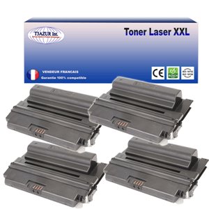 T3AZUR - Lot de 4 Toners compatibles Samsung SCX5530X (SCX-D5530B/SCX-D5530A)
