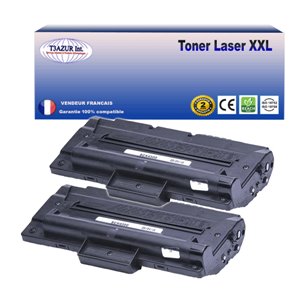 T3AZUR - Lot de 2 Toners générique Samsung SCX4300 (MLT-D1092S/SU790A) 