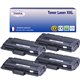 T3AZUR - Lot de 4 Toners génériques Samsung SCX4300 (MLT-D1092S/SU790A) 