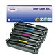 T3AZUR - Lot de 4 Toners génériques  Samsung CLT-K505L, CLT-C505L, CLT-M505L, CLT-Y505L