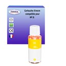 T3AZUR - Bouteille encre compatible pour HP 31 (1VU28AE) - Jaune - 70ml