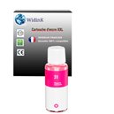 T3AZUR - Bouteille encre compatible pour HP 31 (1VU27AE) - Magenta - 70ml