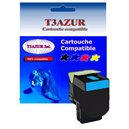 71B2HC0- Toner Laser générique pour Lexmark CS417/ CX417/ CS517/ CX517 Cyan