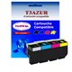 Lot de 4 Toners Laser génériques Lexmark CS417/ CX417/ CS517/ CX517