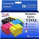 Lot de 10 Cartouches Compatibles pour Epson XP452, XP455 - T3AZUR