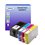 T3AZUR - Lot de 4 Cartouches compatibles pour HP 920XL 