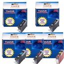 PGI-5/CLI8 - Lot de 5 Cartouches compatibles Canon PGI-5/CLI8