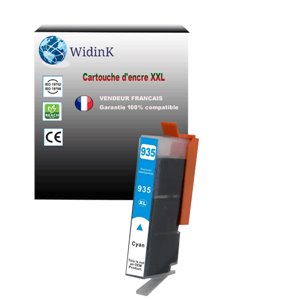 Cartouche compatible avec l'imprimante HP OfficeJet Pro 6230 ePrinter, 6820, 6830 remplace HP 935XL Cyan - T3AZUR