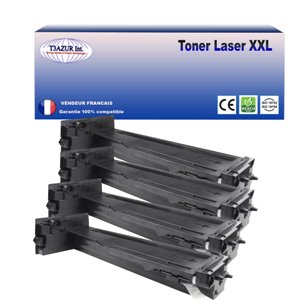 T3AZUR - Lot de 4 Toners génériques HP 335A (W1335A) Noir