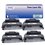 T3AZUR - Lot de 4 Toners compatibles avec HP CF281A (81A) Noir 
