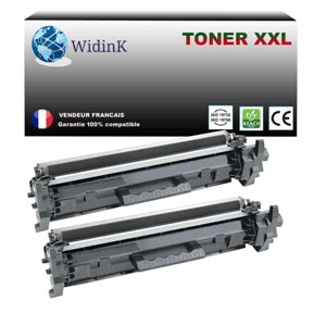 2 Toners compatible avec HP LaserJet Pro M 102a, M 102w, CF217A (17A) Noir  2 Toners compatible avec HP LaserJet Pro M 102a, M 102w, CF217A (17A) Noir