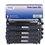 T3AZUR - Lot de 4 Toner/Laser générique HP Q2612A / HP 12A