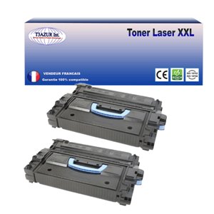 T3AZUR - Lot de 2 Toner générique HP C8543X / HP 43X