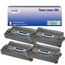 T3AZUR - Lot de 4 Toner générique HP C8543X / HP 43X