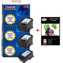 2+1 Cartouches Compatibles Canon PG512 / CL513 / PG 512 / CL 513 + Pack de 20 papiers photos A6 Brillant 230gr