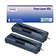 T3AZUR - Lot de 2 Toners génériques HP C4092A (92A) - 2 500p