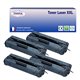 T3AZUR - Lot de 4 Toners génériques HP C4092A (92A) - 2 500p