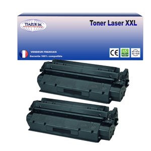 T3AZUR - Lot de 2 Toners génériques HP C7115X/ Q2613X/ Q2624X - 4 000p