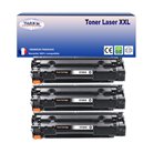 T3AZUR - Lot de 3 Toners génériques HP CF283X / HP 83X - 2 400p
